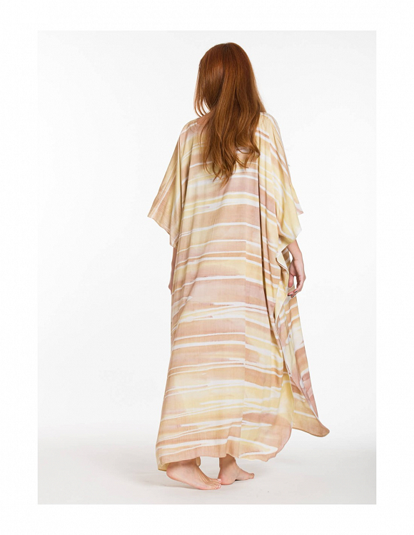 γυναικειο καφτανι βισκοζ 6105 rima tie dye - ΜΠΕΖ - ONE SIZE