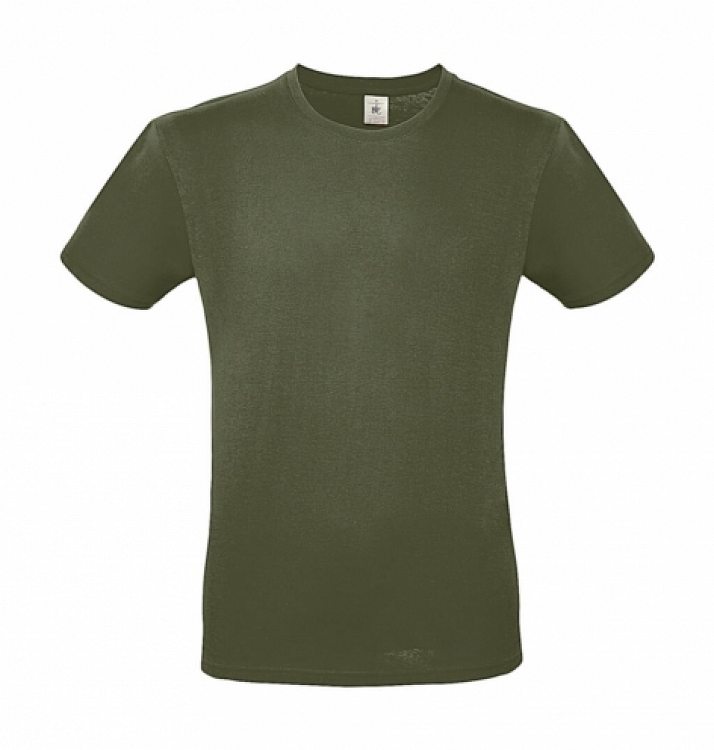 B&C E150 Ανδρικό Διαφημιστικό T-shirt Κοντομάνικο - ΧΑΚΙ