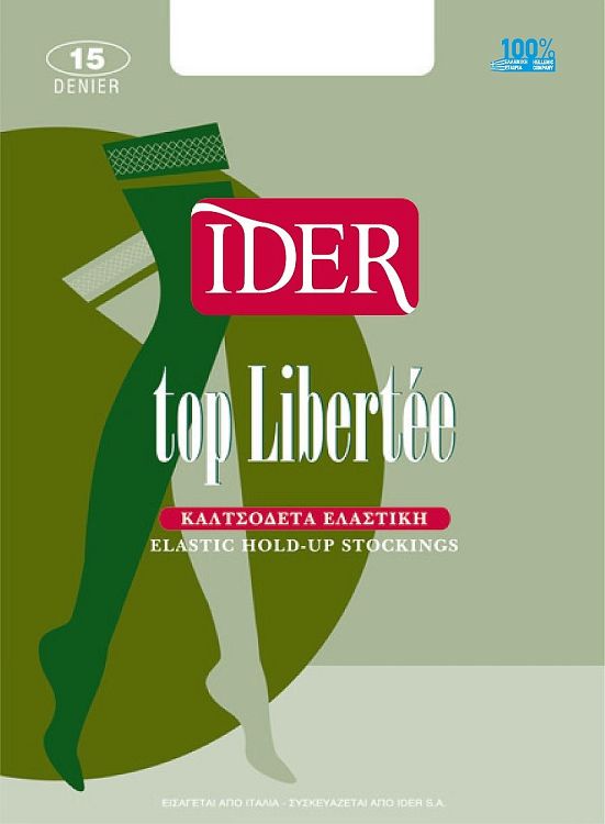 IDER Vanise Γυναικείες Ψηλές Κάλτσες 15 Den 1318 - φιμε - ONE SIZE