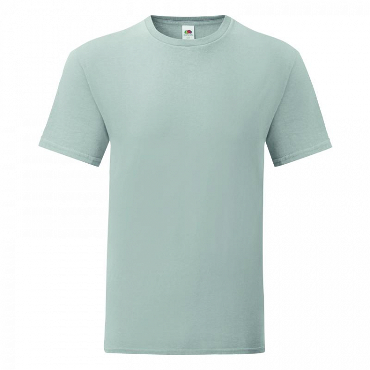 Fruit of the Loom ICONIC Τ Ανδρικό Διαφημιστικό T-shirt Κοντομάνικο 614300 - zink - XXL