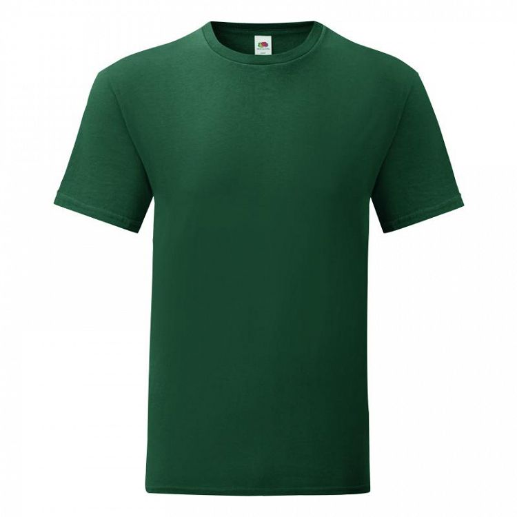 Fruit of the Loom ICONIC Τ Ανδρικό Διαφημιστικό T-shirt Κοντομάνικο 614300 - ΠΡΑΣΙΝΟ