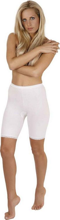 Minerva 83608 Culotte Basic Long Leg - ΛΕΥΚΟ