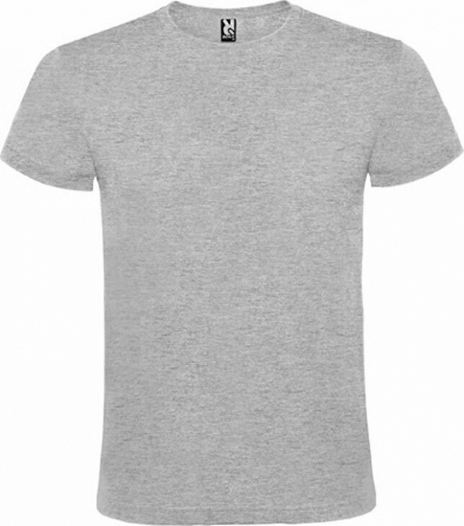 Roly Atomic 150 Ανδρικό Διαφημιστικό T-shirt Κοντομάνικο - ΓΚΡΙ ΑΝΟΙΧΤΟ