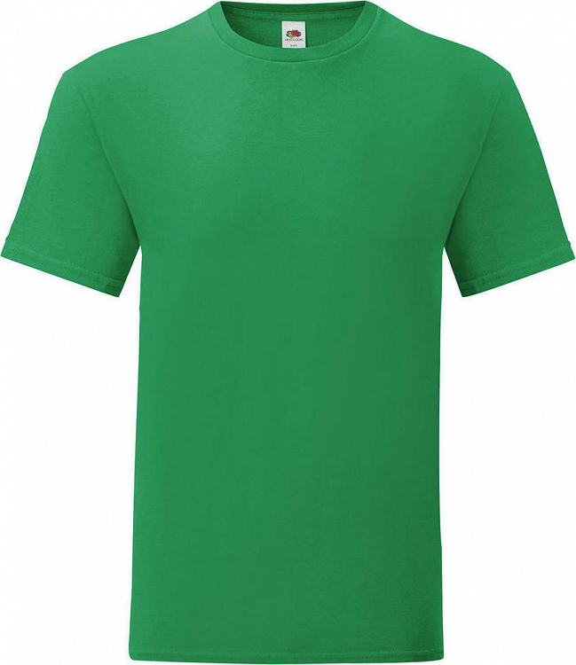 Fruit of the Loom ICONIC Τ Ανδρικό Διαφημιστικό T-shirt Κοντομάνικο 614300 - kelly green - M
