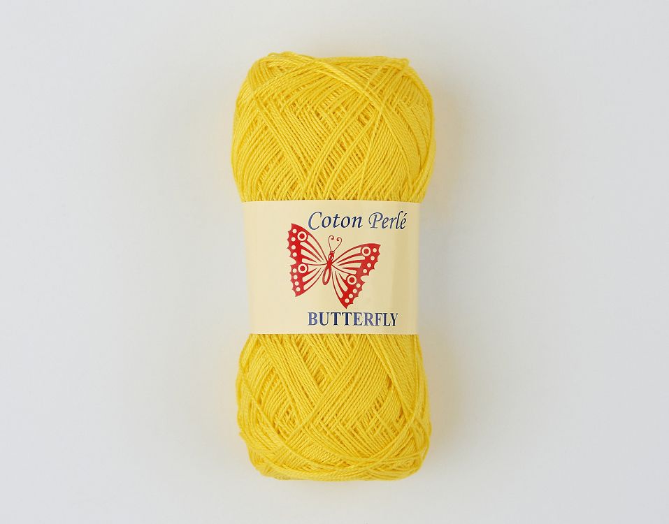 coton perle butterfly ART 90 petalouda - ΚΙΤΡΙΝΟ