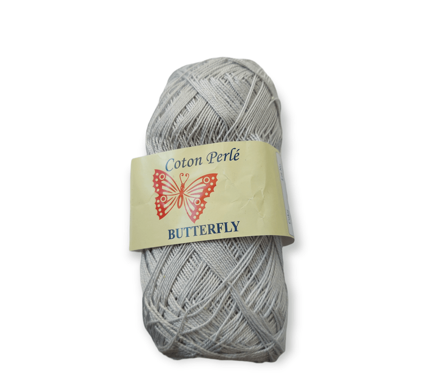 coton perle butterfly ART 90 petalouda - ΓΚΡΙ ΑΝΟΙΧΤΟ