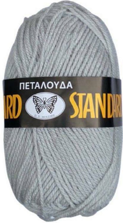 Πεταλούδα Νήμα Πλεξίματος Ακρυλικό Standard Acrylic 100 - ΓΚΡΙ ΑΝΟΙΧΤΟ