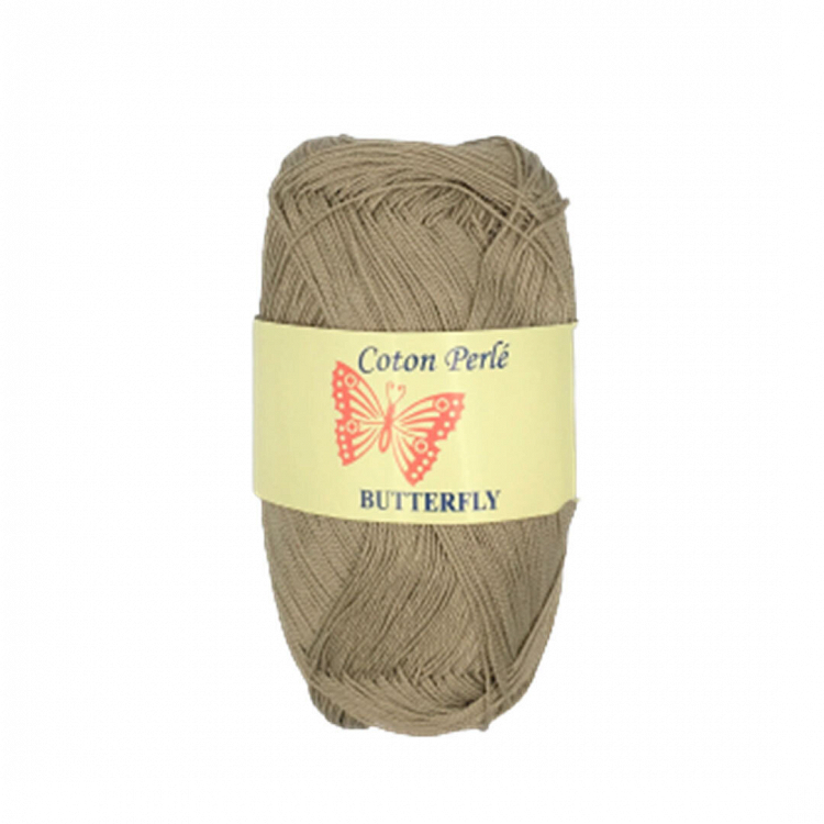 coton perle butterfly ART 90 petalouda - μπεζ μ