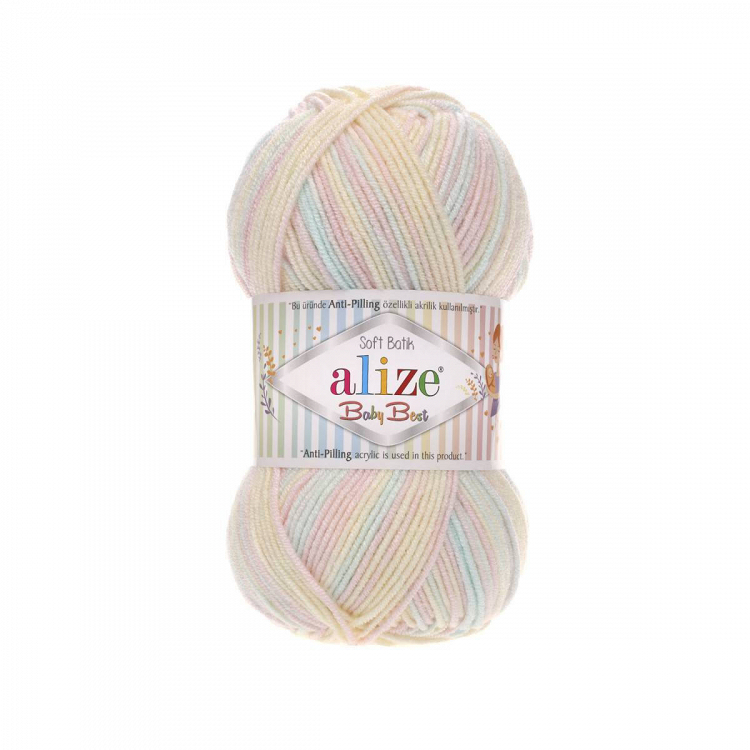 Alize Νήμα Πλεξίματος Ακρυλικό BABY BEST 240m 100gr - ΠΟΛΥΧΡΩΜΟ - ONE SIZE