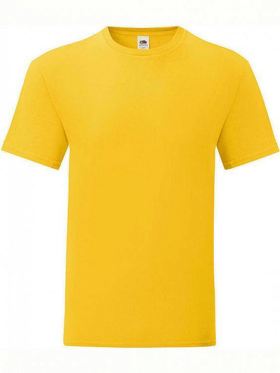 Fruit of the Loom ICONIC Τ Ανδρικό Διαφημιστικό T-shirt Κοντομάνικο 614300 - ΚΙΤΡΙΝΟ
