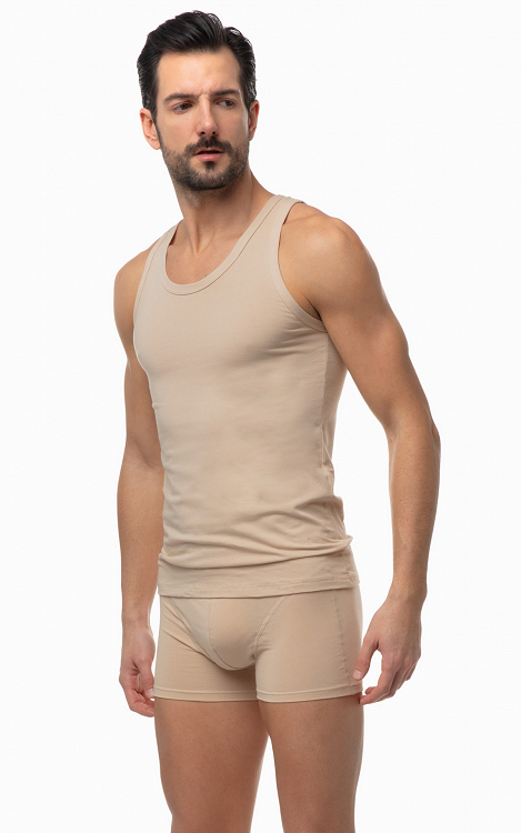 Minerva 90-12014 Ανδρικές Φανέλες Αμάνικες 2Pack - ΜΠΕΖ