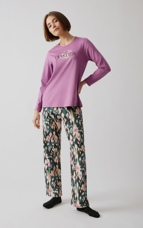 Abstract Floral Women's Pyjama Set 52632 minerva