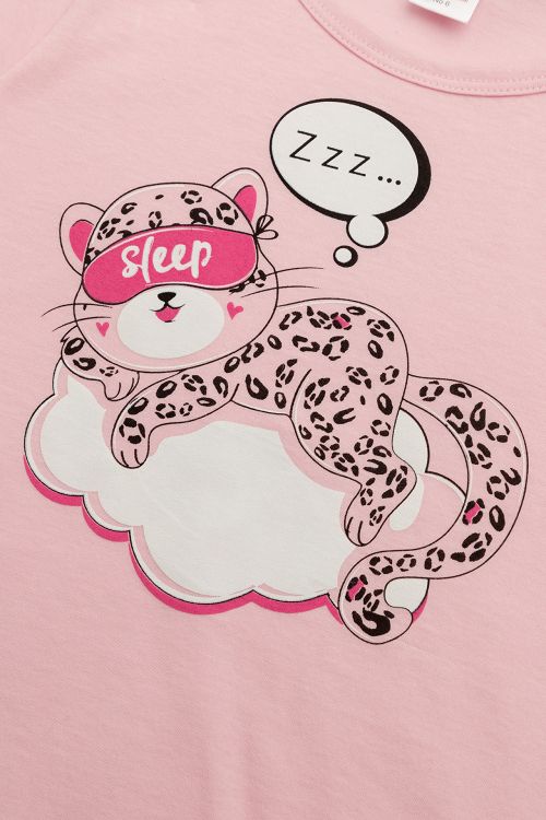 Sleepy Cats Κοντομάνικη Παιδική Πυτζάμα 62116 minerva