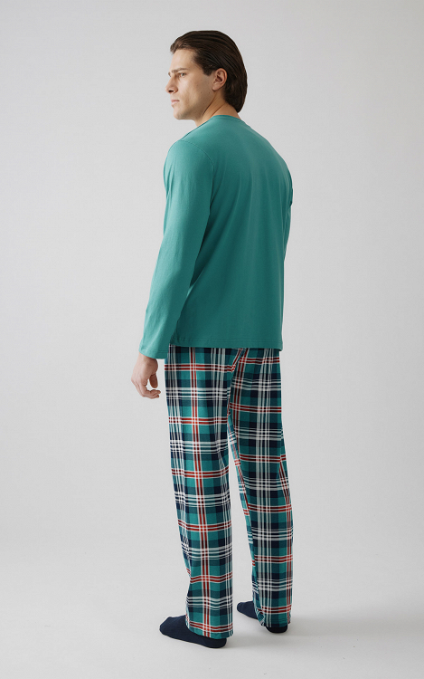 Bull V- Neck Men's Pyjama Set 71257 minerva