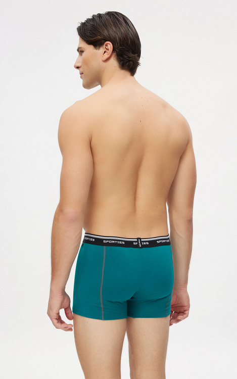 Minerva Ανδρικά Boxer Μαύρο / Γκρι Μονόχρωμα 2Pack 29411
