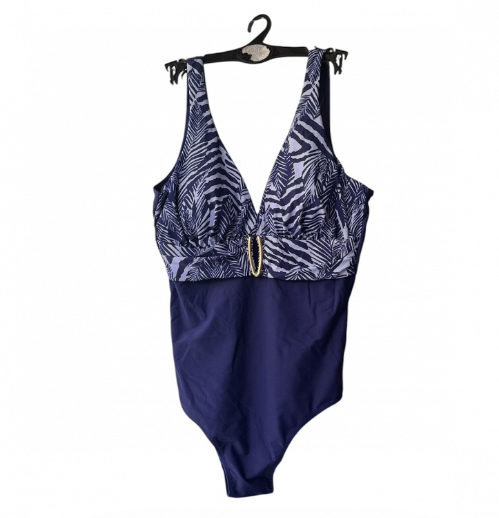 γυναικειο ολοσωμο μαγιο 67212 nuvoletta swimwear - μπλε μαριν