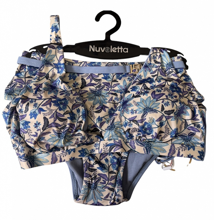 γυναικειο μαγιο μπικινι 67705 nuvoletta swimwear - ΓΑΛΑΖΙΟ