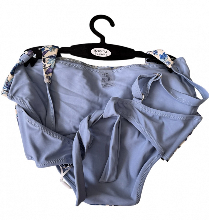 γυναικειο μαγιο μπικινι σετ 67705 nuvoletta swimwear - ΓΑΛΑΖΙΟ - 44/46