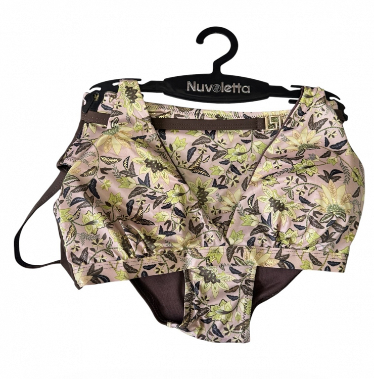 γυναικειο μαγιο μπικινι σετ 67705 nuvoletta swimwear - ΚΑΦΕ - 50/52
