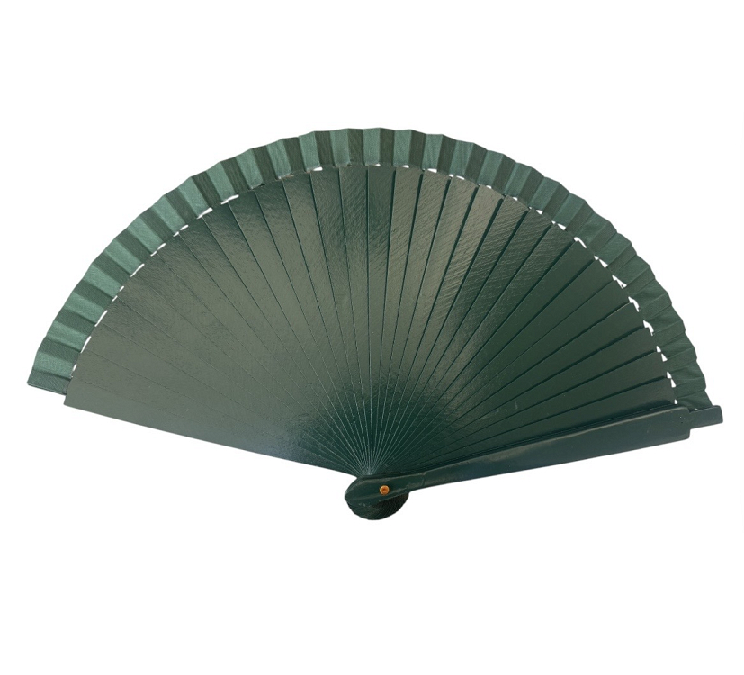 Βεντάλια ξύλινη μονόχρωμη 19cm 9075 - Κυπαρισσι - ONE SIZE