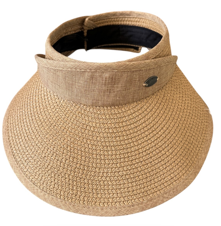 γυναικειο ψαθινο καπελο 19025 denia accessories - ΜΠΕΖ - ONE SIZE
