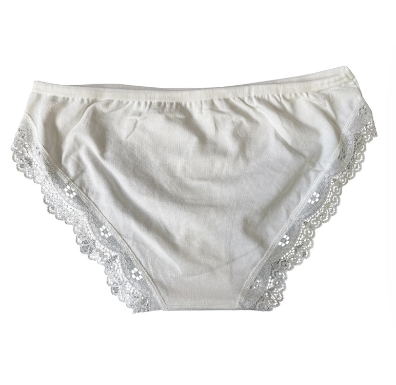 γυναικειο slip με δαντελα 5710 hnx underwear - ΕΚΡΟΥ
