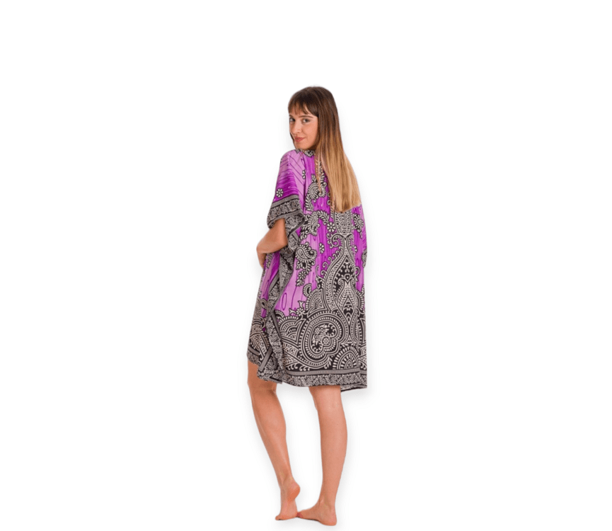 ποντσο με adjuster mmf silk touch 627 rima - Μωβ - ONE SIZE