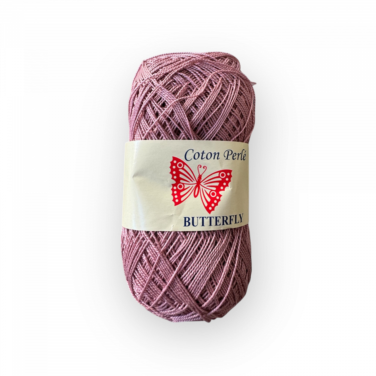 coton perle butterfly ART 90 petalouda - σαπιο μηλο
