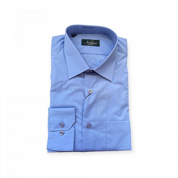 Ανδρικο Πουκαμισο μακρυμανικο nodino shirts - Γαλαζιο