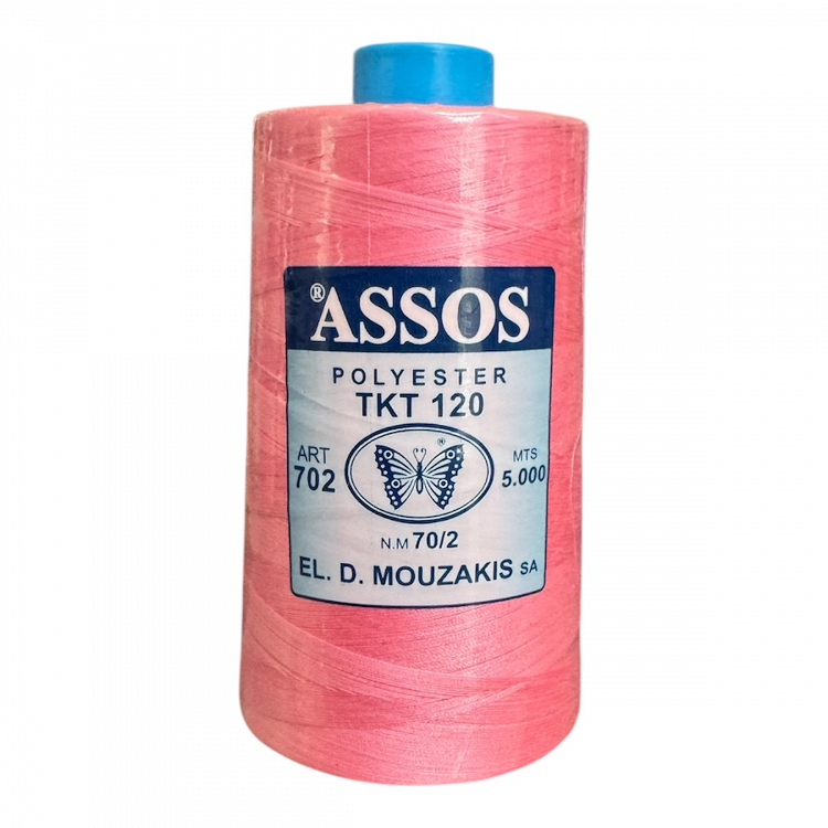 Πεταλούδα Κλωστή Ραψίματος ASSOS art 702 5000m - ΡΟΖ - ONE SIZE