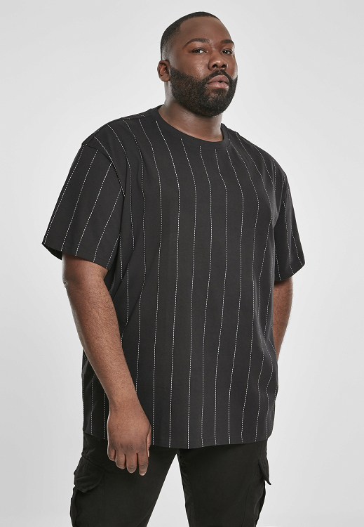 Urban Classics Ανδρικό oversized T-shirt 3522 - ΜΑΥΡΟ