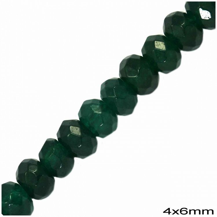 Χάνδρες Ροδέλα Ταγιέ 4x6mm 234100454 - Κυπαρισσι - ONE SIZE