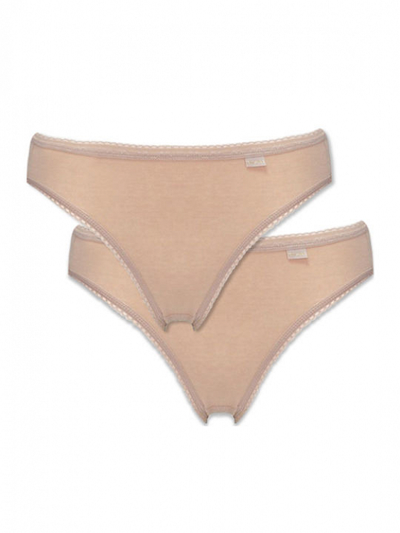Minerva Βαμβακερά Γυναικεία Slip 2Pack 89850 - ΜΠΕΖ