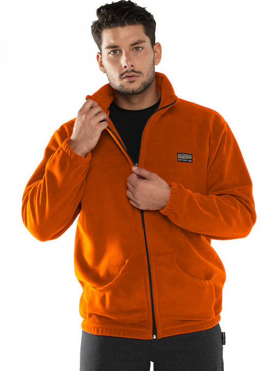 Bodymove Ανδρική Ζακέτα Fleece με Φερμουάρ 575 - ΠΟΡΤΟΚΑΛΙ