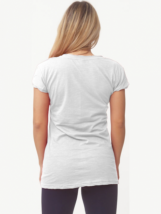 Bodymove Γυναικείο Αθλητικό T-shirt 894 - ΛΕΥΚΟ - XXL