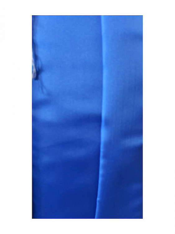 φοδρα σατεν 140 cm 1μετρο - ΜΠΛΕ ΡΟΥΑ - 1μετρο