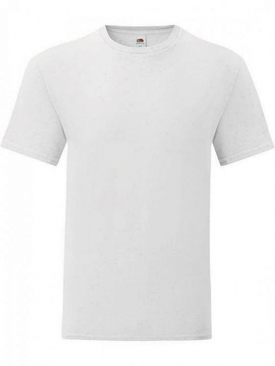 Fruit of the Loom ICONIC Τ Ανδρικό Διαφημιστικό T-shirt Κοντομάνικο 614300 - ΛΕΥΚΟ