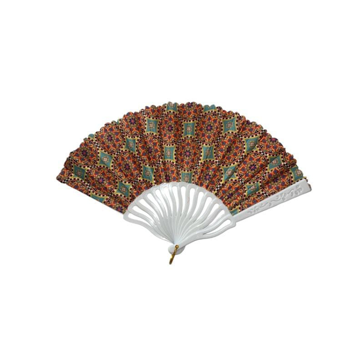 Βεντάλια πλαστική με μωτίβα 23cm 11200 τυχαια επιλογη - ΛΕΥΚΟ - ONE SIZE