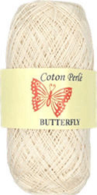 coton perle butterfly ART 90 petalouda - ΕΚΡΟΥ