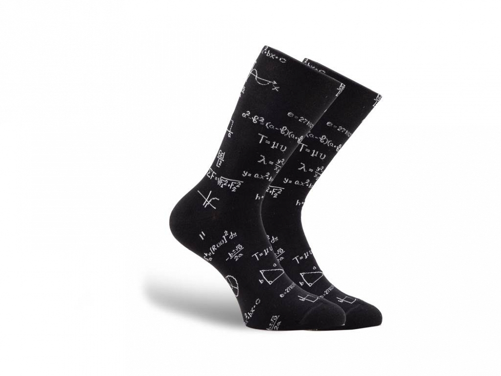 Κάλτσες Sock-Ing Mαθηματικά 4421 - ΜΑΥΡΟ