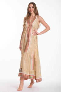ΦΟΡΕΜΑ ΒΑΜΒΑΚΕΡΟ BOHO ΣΤΥΛ ΜΕ ΔΕΣΙΜΑΤΑ 3120 rima