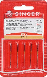 Singer 801 Βελόνα για Ψιλά Υφάσματα 80/11 2020