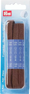 Prym Κορδόνια Παπουτσιών Καφέ 2τμχ 120cm 974731