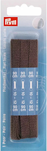 Prym Κορδόνια Παπουτσιών Καφέ 2τμχ 90cm 974721