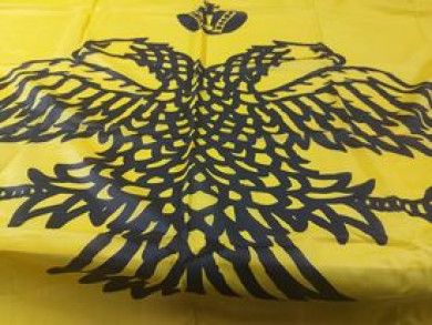 ΣΗΜΑΙΑ ΒΥΖΑΝΤΙΝΗ(ΕΚΚΛΗΣΙΑΣ) 80cm πλατος 130cm μηκος
