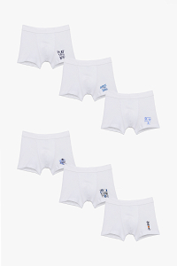 Παιδικά εσώρουχα. Σετ 6 τεμαχίων. Παιδικά boxers, πλεκτό λάστιχο. Βαμβακερά 100% 48244 pretty baby