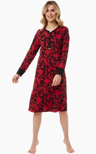 Floral / Dots Γυναικεία Νυχτικιά με πατιλέτα  minerva 52061