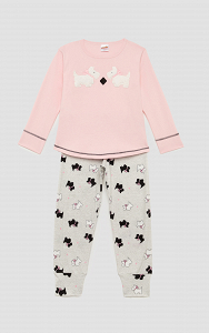 Terrier Girls' Pyjama Set 62424 minerva