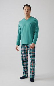 Bull V- Neck Men's Pyjama Set 71257 minerva
