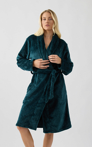 Fleece Long Women's Robe 52702 minerva
